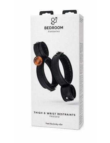 Menottes bondage cuisses et poignets - Bedroom Fantasies